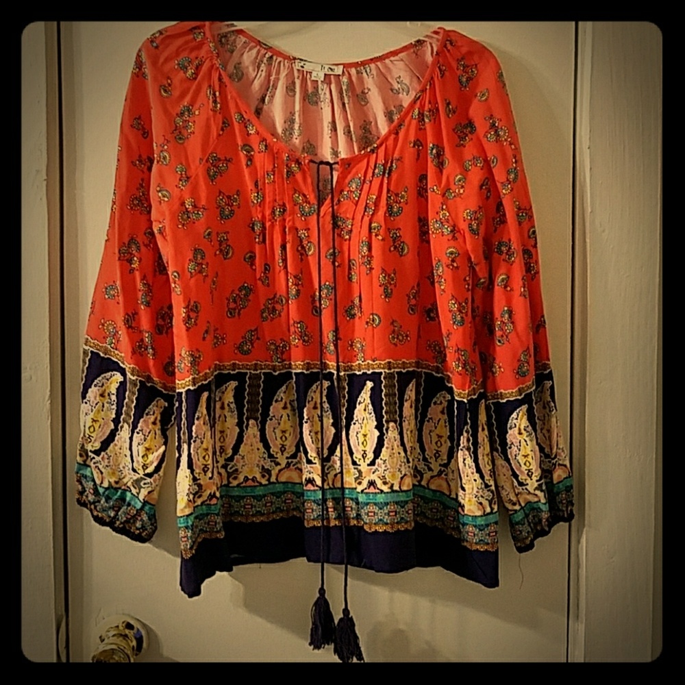 3 quarter sleeve blouse